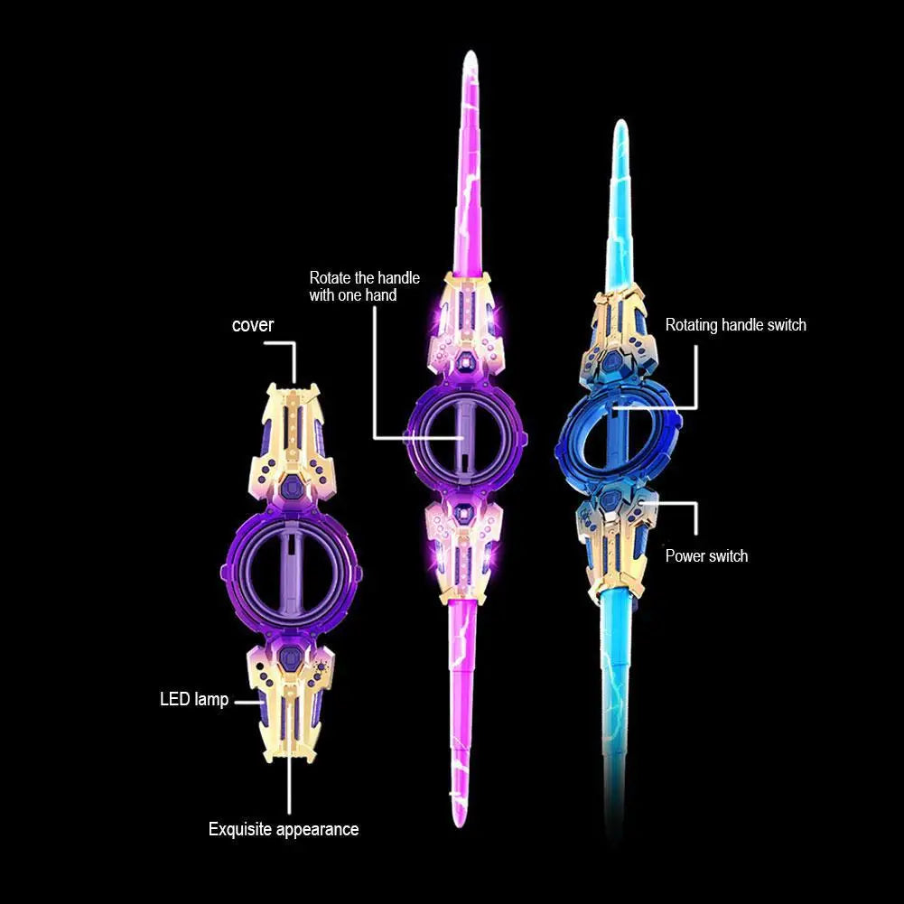 Toy Double Ended Retractable Double Edged Lightsaber