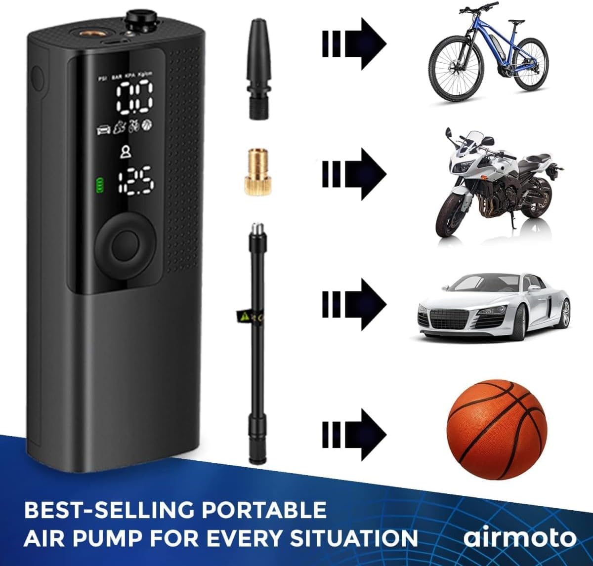 Portable Electric Tire Inflator Pump