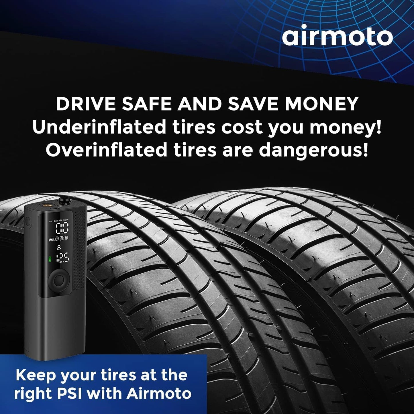 Portable Electric Tire Inflator Pump