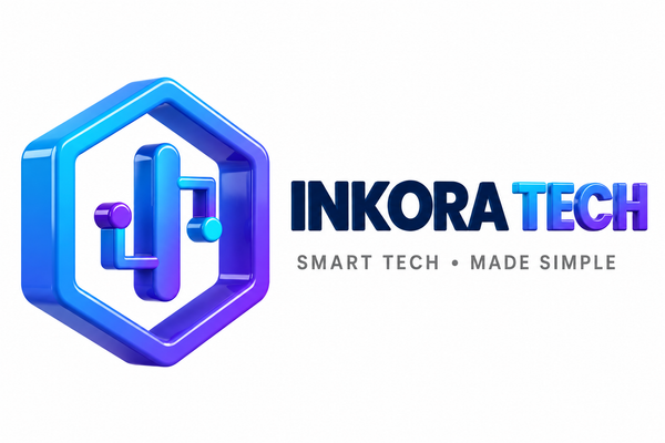 Inkoratech 3D logo on a white background